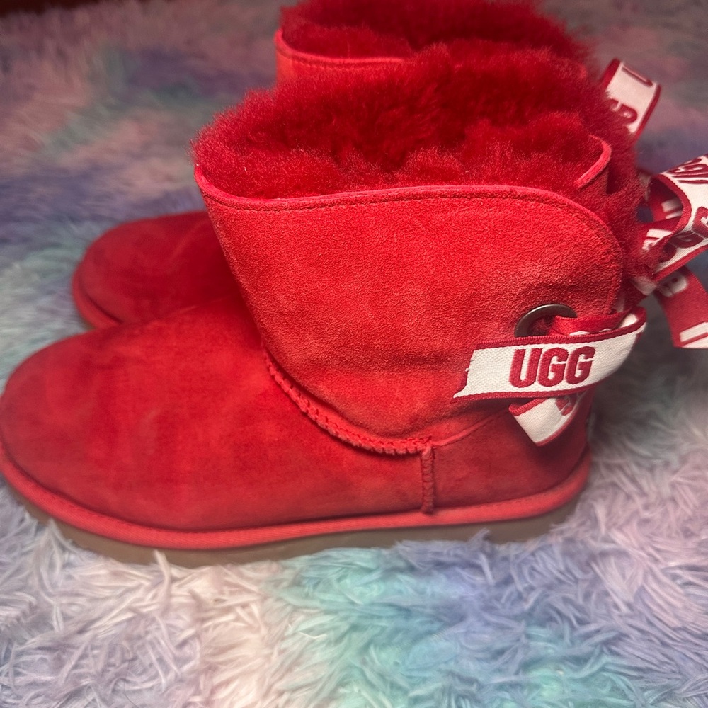UGG Red Boots - Picture 3 of 3
